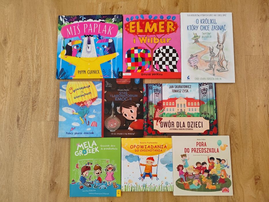 Zestaw 9 książek - bajki, opowiadania