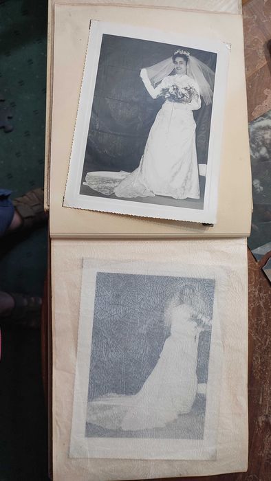 Album antigo de Casamento com 30 Fotografias - 1960