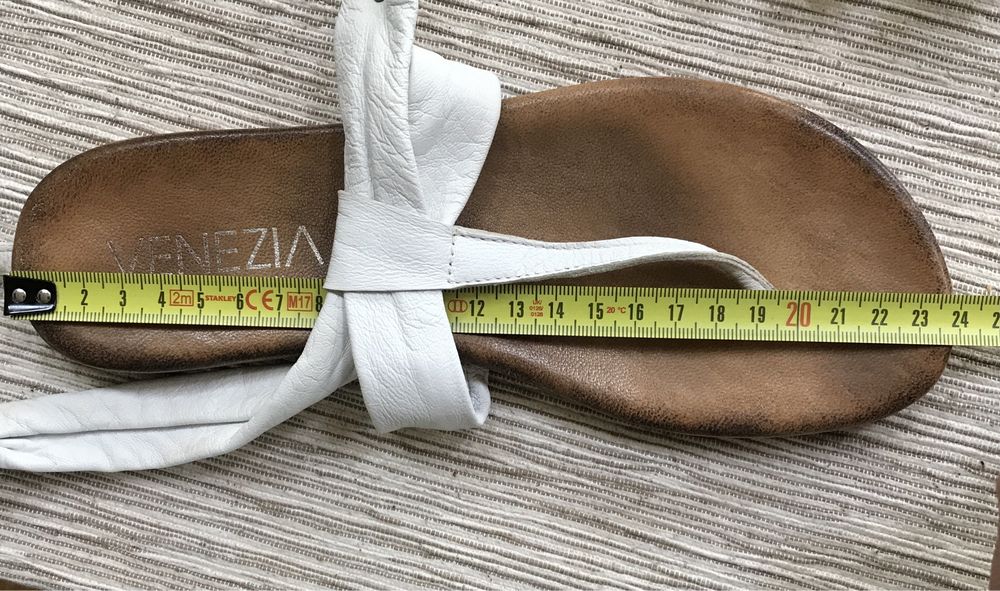 Venezia sandały japonki skóra naturalna 36/37