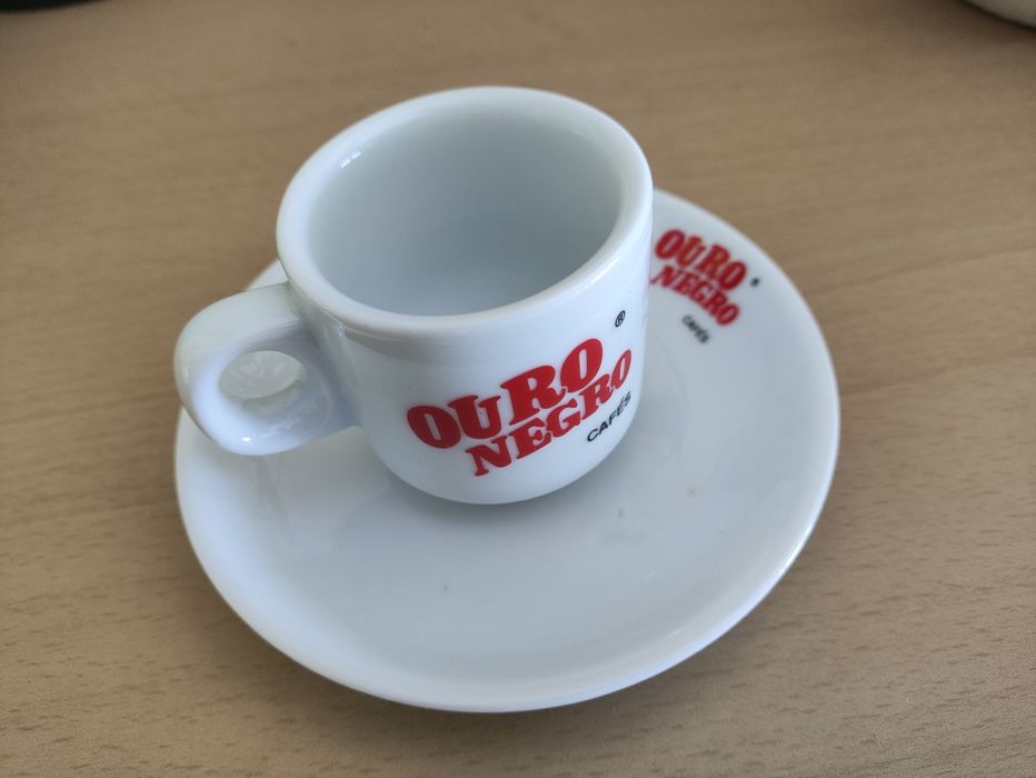 Chávena café + Pires Ouro Negro Novas