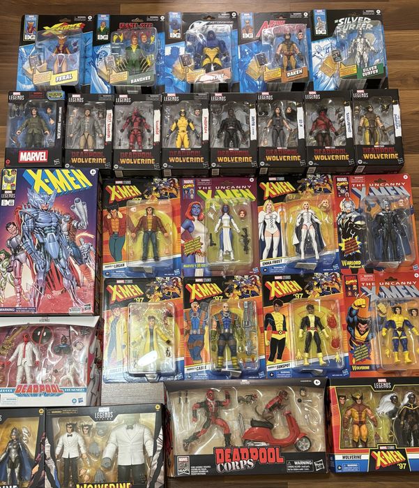Фігурка Дедпул Люди Ікс Шаблезуб Росомаха X-Men Моджо Містік