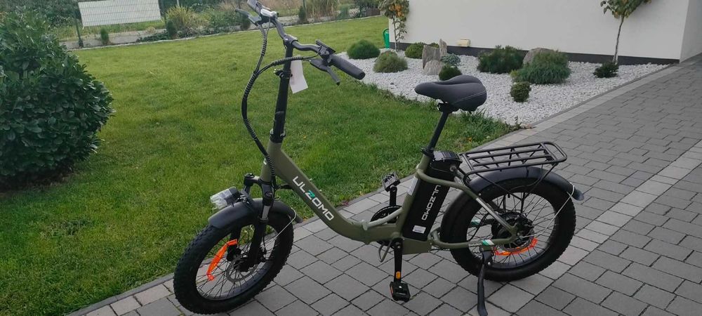 Ulzomo DOLPHIN 20-Calowy Składany Rower Elektryczny Manetka