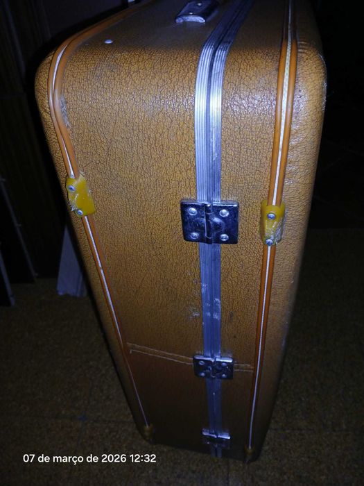 Mala de viagem vintage de luxo.