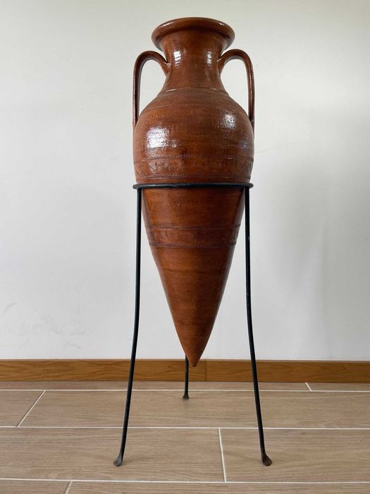 2 Vasos NEGOCIÁVEIS Cerâmica + Suporte - Conjunto/Separado