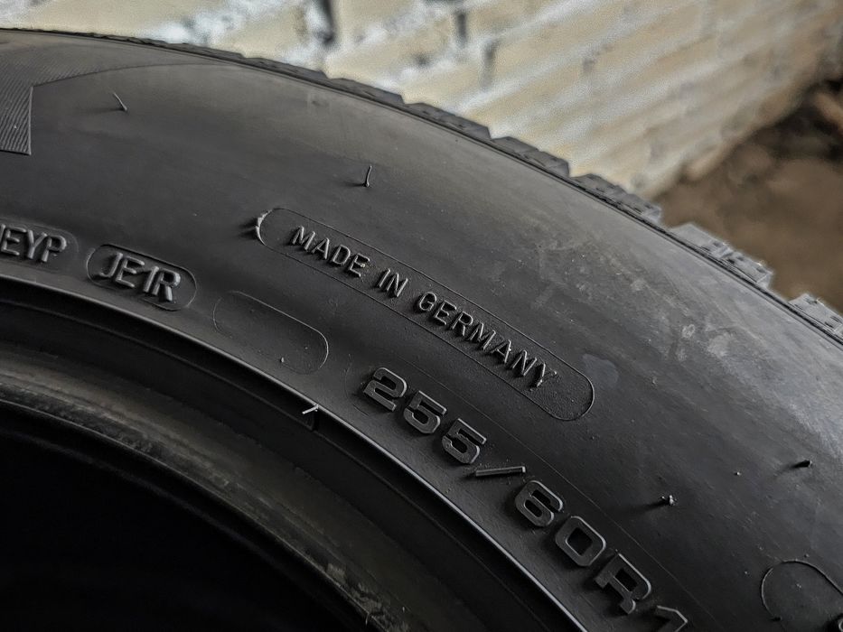 Зимові 255/60r18 GoodYear | 2024 | 6.5mm | Germany | Преміум шини/4шт