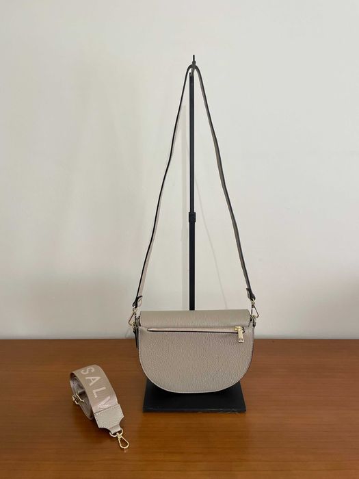 Mala tiracolo de pele nova para mulher