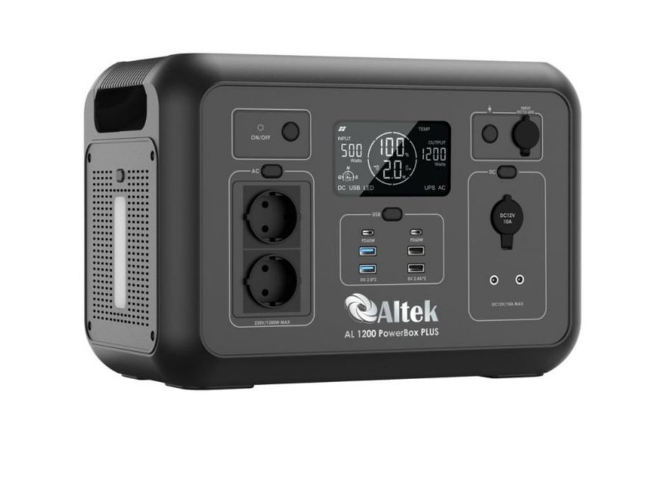 Портативна зарядна станція ALTEK AL 1200 PowerBox PLUS (1008 Вт·г)