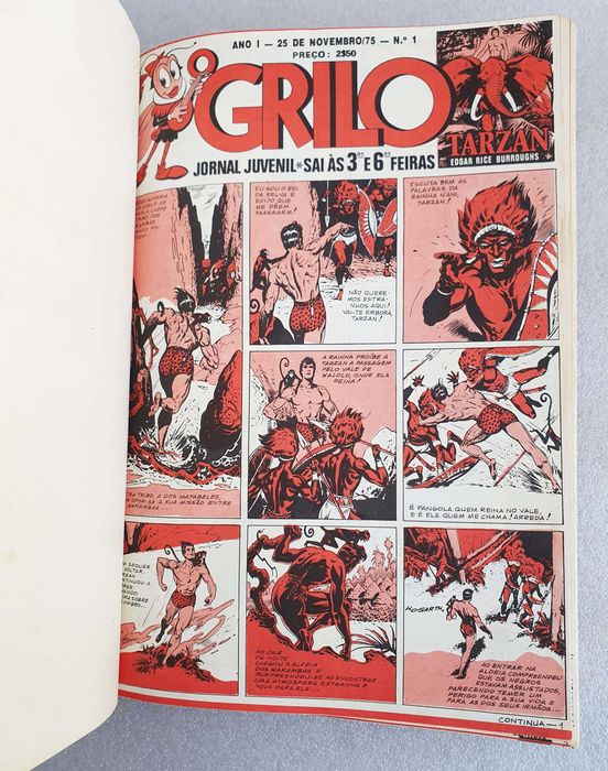 Encadernação Editorial "Coleção Grilo" Completa ~ 64 números ~ 1975/76