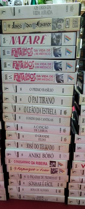 VHS filmes marcantes cinema português diversas décadas
