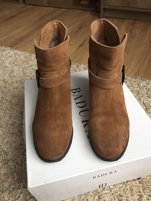 Buty botki jak Isabel Marant Badura Alegra rozmiar 37 beżowe