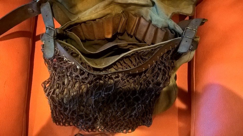 Saco de caçador antigo
