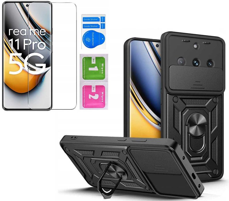 Etui Pancerne do Realme 11 Pro + Szkło Hartowane