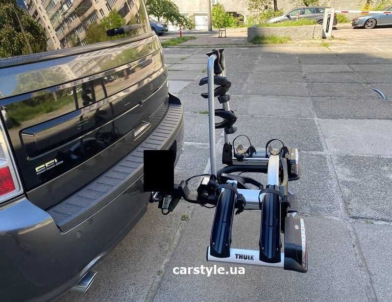 Thule велоплатформа EuroWay на фаркоп авто 920 922 для 2-3 велосипедів під замок з функцією нахилу оренда прокат нові вживані