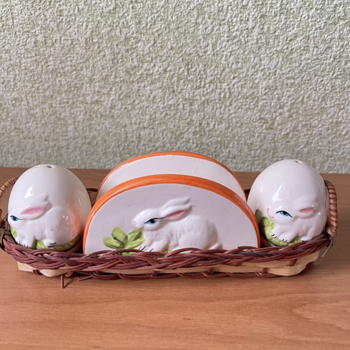 Набір для спецій, салфетниця кераміка солянка