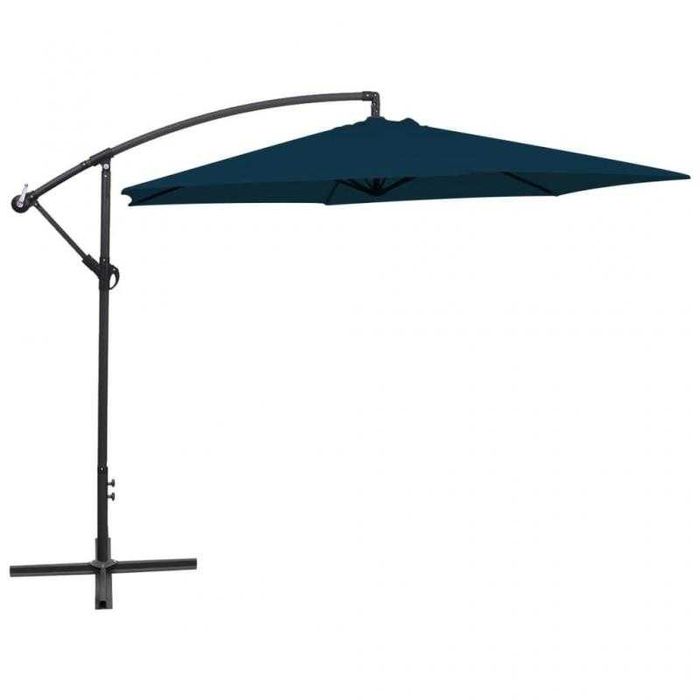 Guarda-Sol de Jardim Cantilever 3 m – Azul