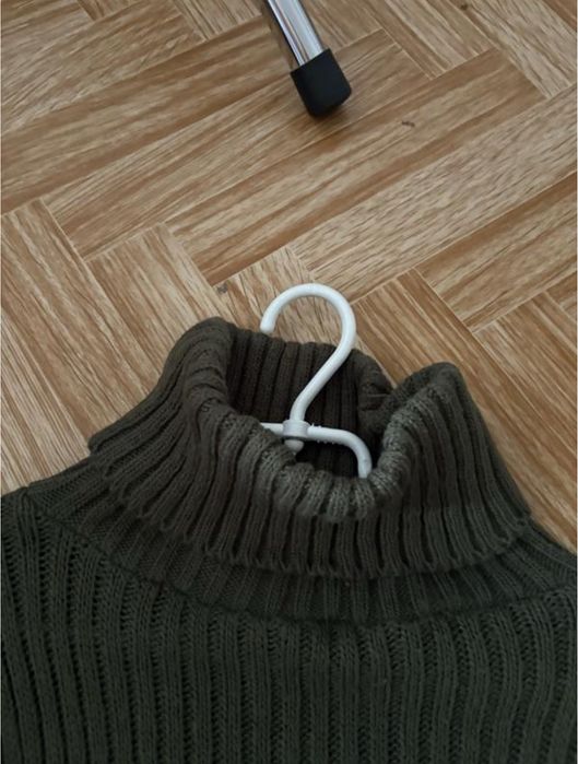 Женский вязанный костюм (удлинённый свитер +лосины ) италия