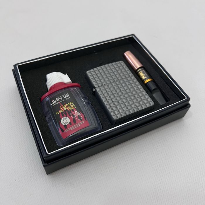 Набір бензинова запальничка зажигалка F5 + бензин форма Zippo