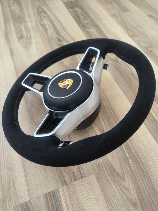 Volante Porsche 991 / 718 Alcantara PDK Multifunções