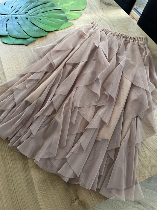 Spódnica tiulowa pudrowy róż