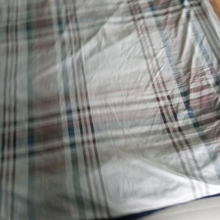 komplet pościeli clevercare 140x190 krata kratka