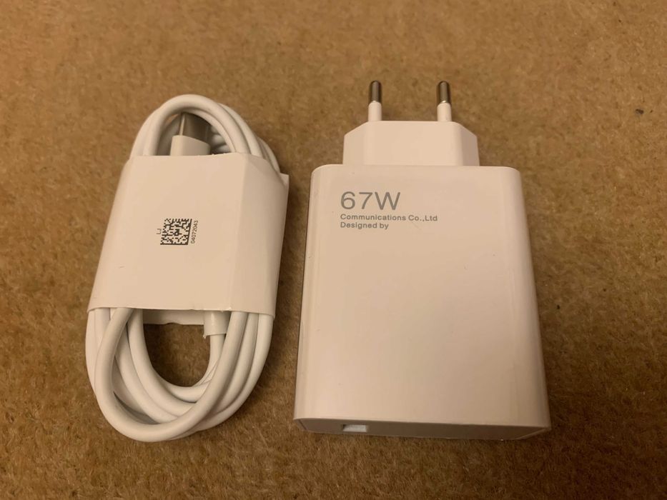Szybka ŁADOWARKA sieciowa 67W USB-C + KABEL USB USB-C 1M do Xiaomi