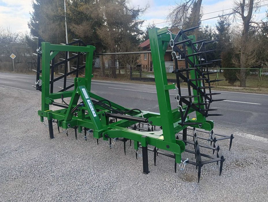 BRONY POLOWE hydrauliczne 2 siłowniki 5 pól ząb 20 ROLEX solidna rama