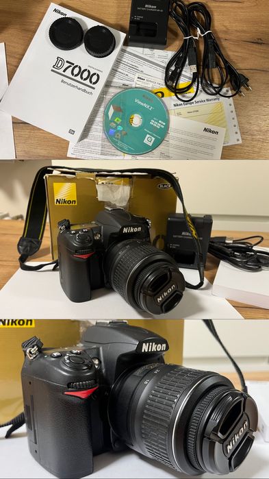 Nikon D7000 об’єктив 18-55mm 3,5-5,6G VR дзеркальна камера фотоапарат