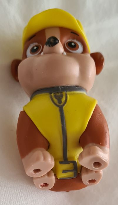 CHASE articulado Patrulha Pata Novo + crachá +  RUBBLE