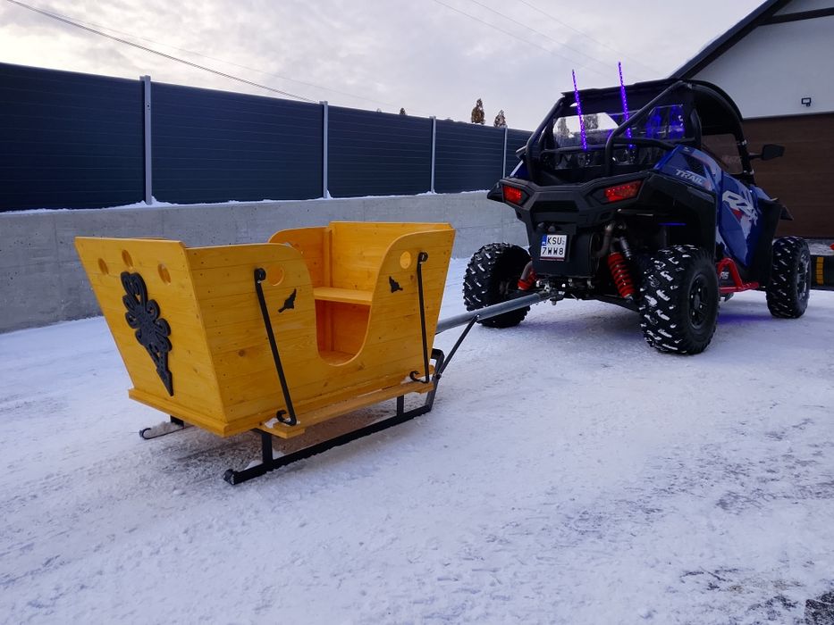 Sanie sanki do quada auta traktora na kulig