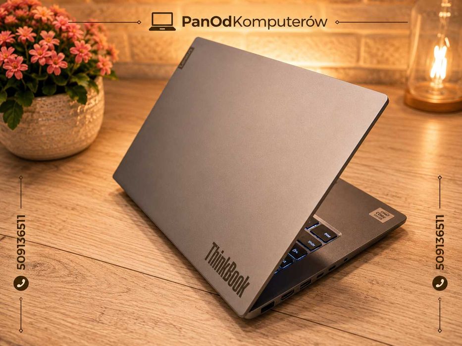 MOCNY Lenovo ThinkBook 14 - i5-10210U / 16 GB DDR4 / 256 SSD / FHD IPS