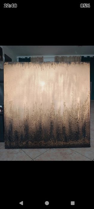 Quadro pintado a mão 100×100