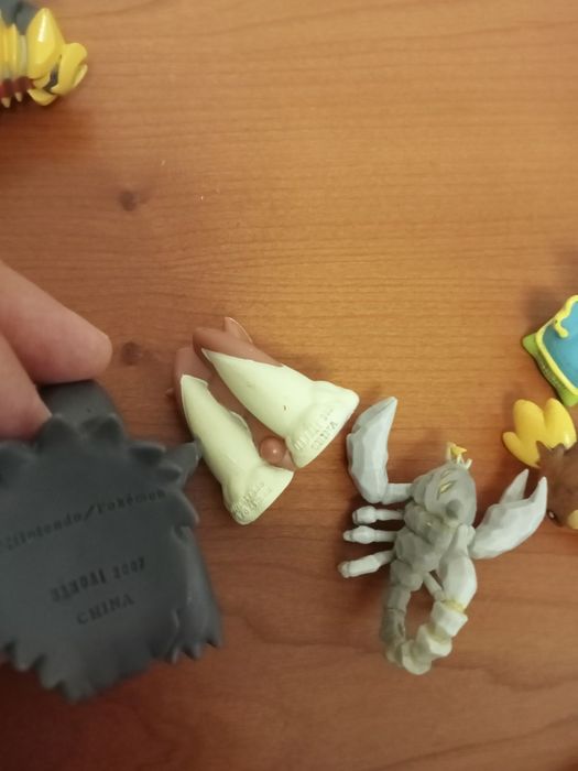 6 figuras Pokémon Bandai 2007 – originais