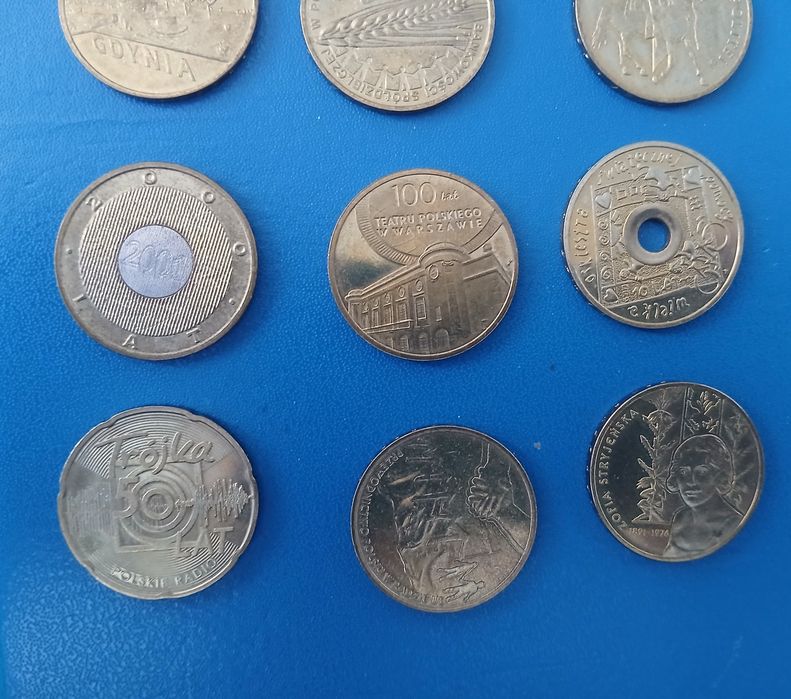 12 monety 2 zł okolicznościowe Gdynia Kuter 2000 lat Ułan Poniatowski