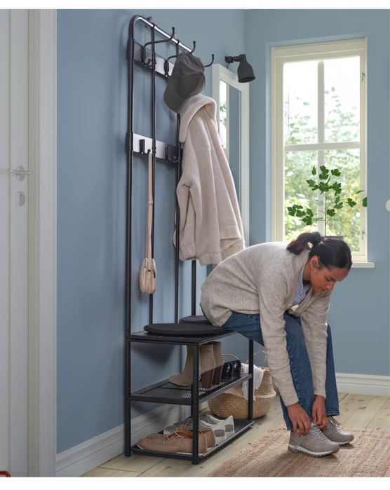 Cabide banco com sapateira Ikea NIPÅSEN