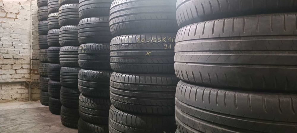 Шини 195205215225-45556065R16 Склад резини б/у Подол Фрунзе