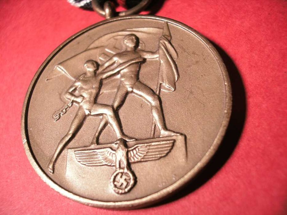 Medalha Anexação Sudetenland 1 Out. 1938 - Alemanha - 3º Reich - WW2