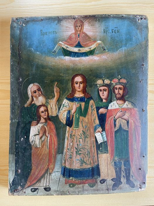 Покров Святой Богородицы Антиквариат 19век