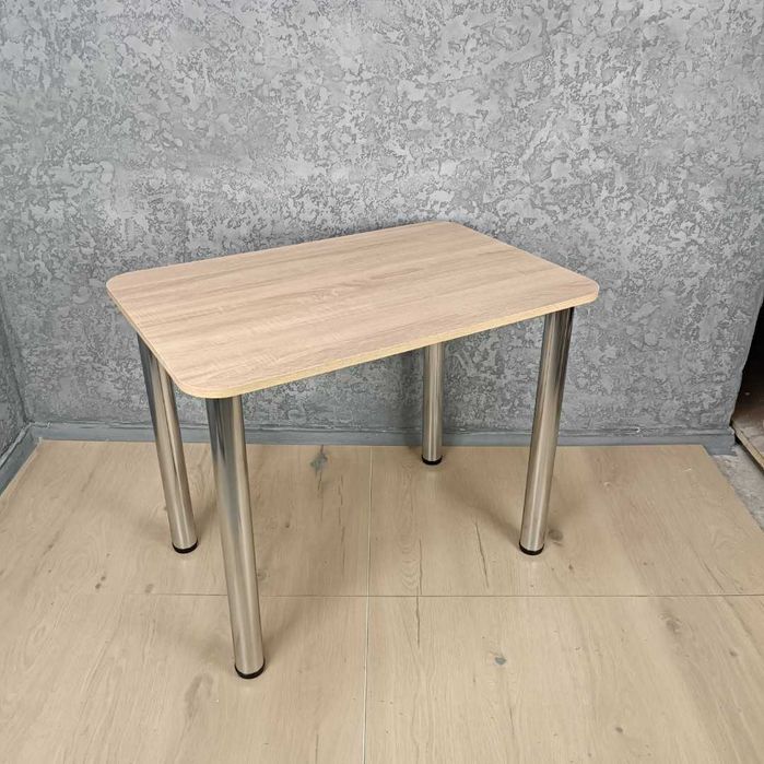 Кухонний стіл 80х60 (закруглені кути) — Новий від виробника