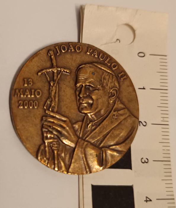 Medalha Papa João Paulo II - Beatificação Pastorinhos