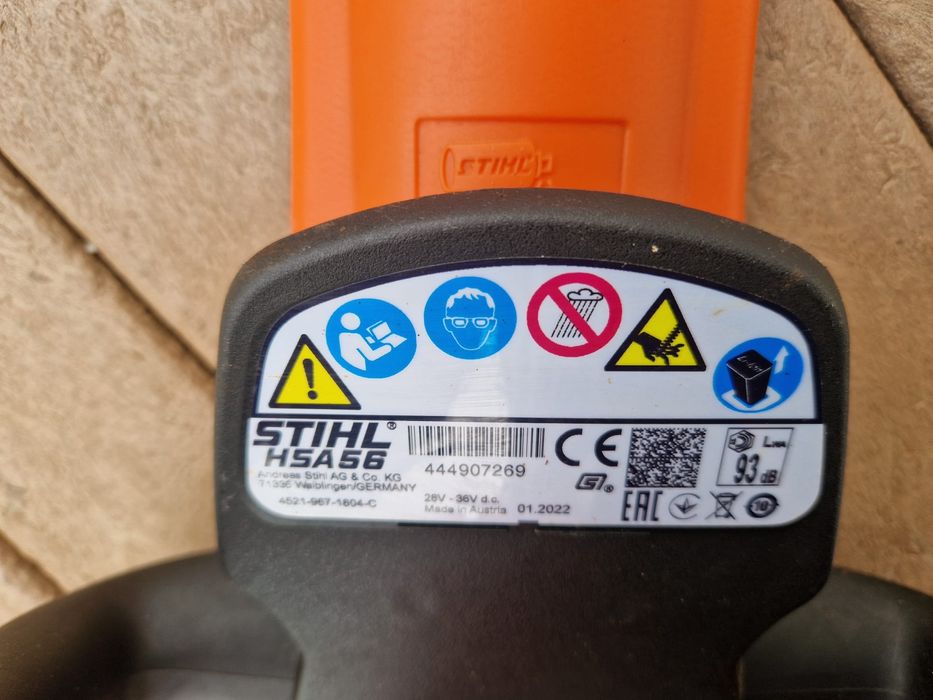 Conjunto Profissional STIHL a Bateria – Estado Impecável