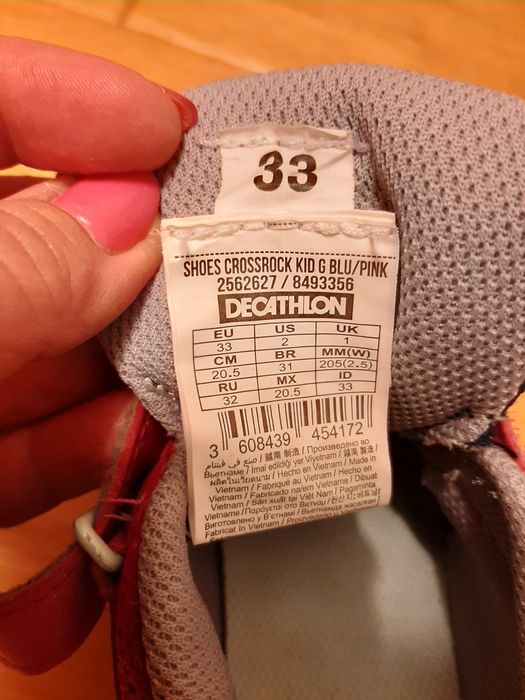 Buty turystyczne dla dziecka rozm.33, Quechua Crossrock