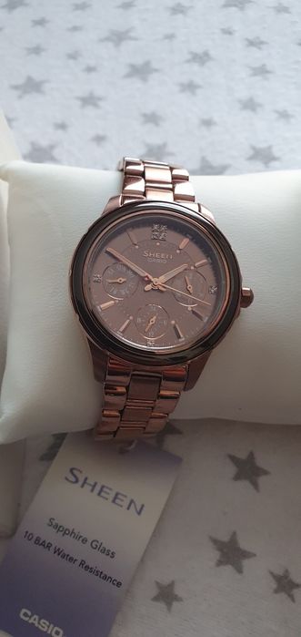 Casio Sheen 3508BR z kryształami Swarovskiego