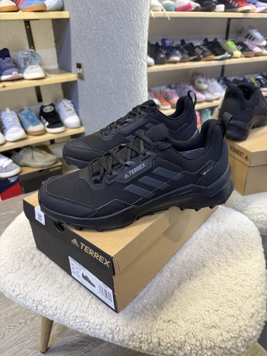 ОРИГІНАЛ 100% Adidas Terrex AX4 GORE-TEX Continental | FY9664 НЕ ПРОМОКАЮТЬ кросівки осінь зима 43, 44, 44.5, 46 кроссовки деми gtx чорні трекінгові