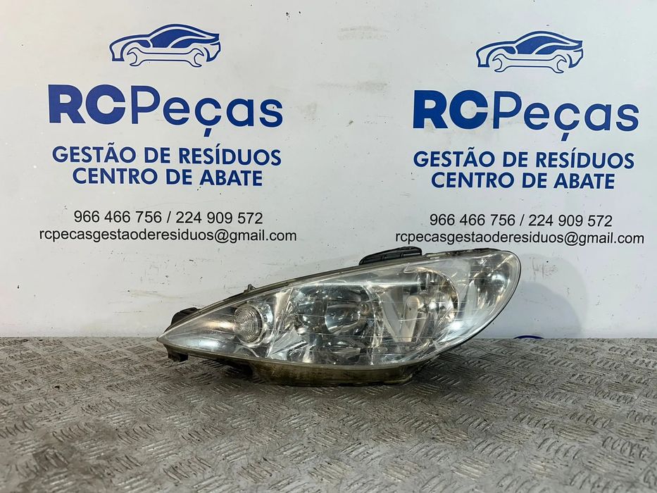 Otica Oticas Farol Direita Esquerda Peugeot 206 Original