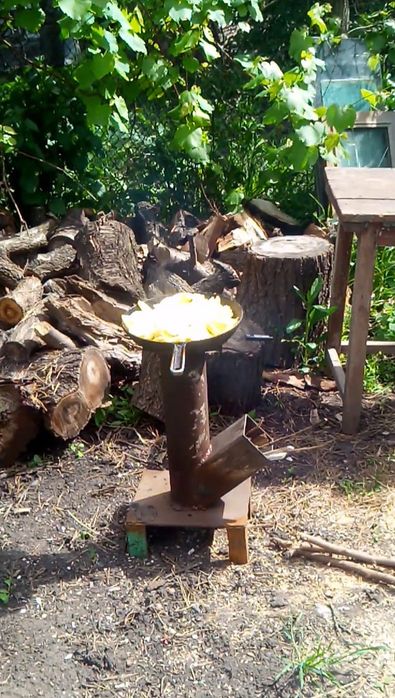 Печка ракета экономная