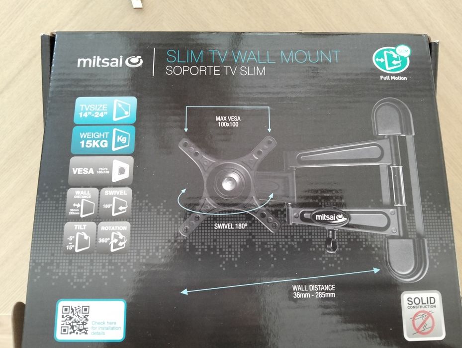 Black Friday:Televisão kunft + suporte