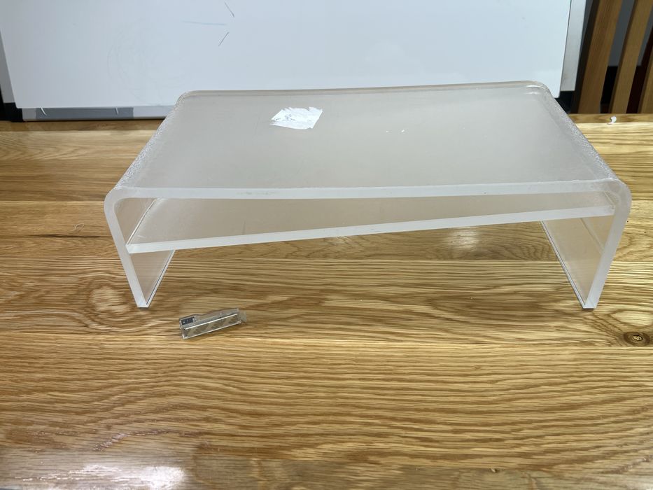 Akrylowy Stojak pod monitor podwyższający Biurko