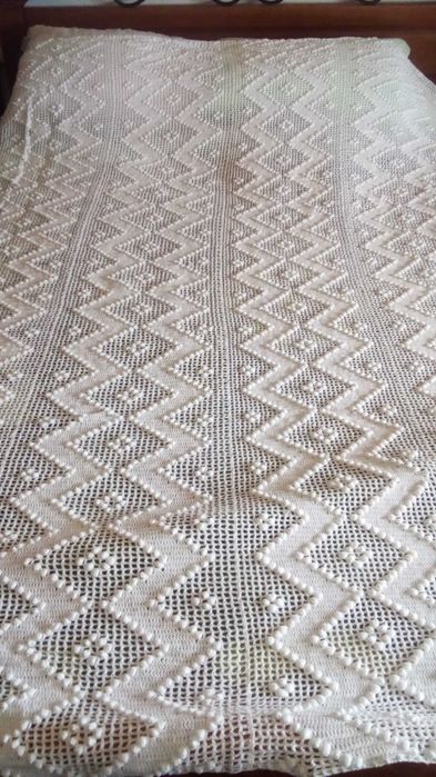 Colcha de renda antiga 2mx2m