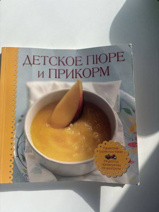 Книга детское пюре и прикорм