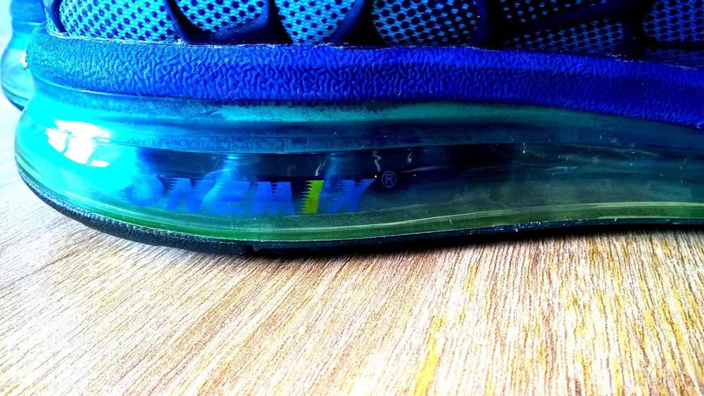 ONEMIX snekersy chrabowy niebieski poduszka AIR MAX
